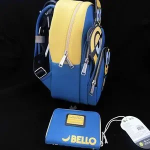 Loungefly Minions bello backpack & wallet New Minions Triple Minion Bello Mini Backpack main image 4